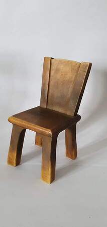 Stuhl2   Stuhl aus Hartmasse