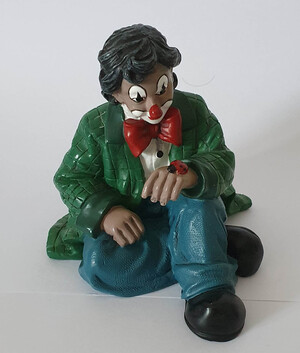 35700   Clown mit Marienkäfer, grün   1997