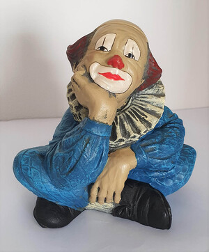 2601.80   Clown nachdenklich, blau