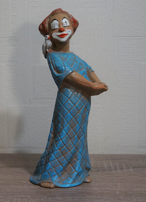 35331-1   Clown mit Taube, blau   1992 