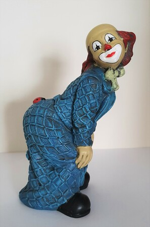 35223-1.A   Clown, Käfer auf Po, blau, Variante 1   1989