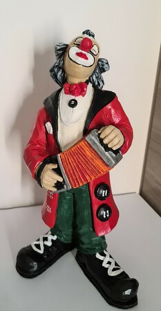 14108   Clown mit Akkordeon   1987