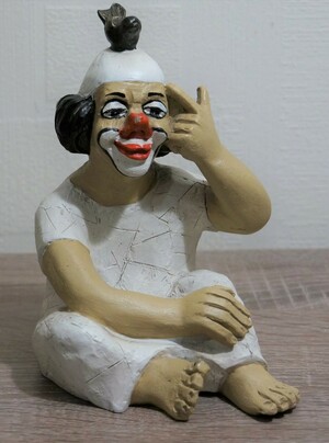 35148-1   Clown mit Vogel   1987